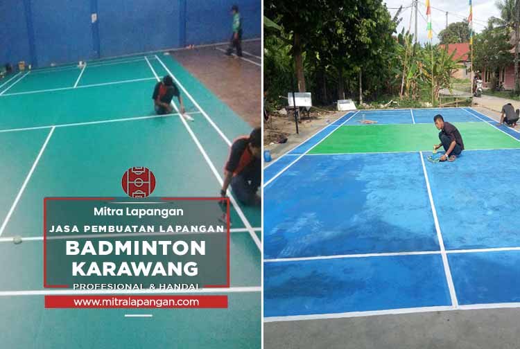 Jasa Pembuatan Lapangan Badminton Karawang