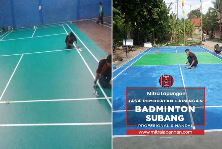 Jasa Pembuatan Lapangan Badminton Subang